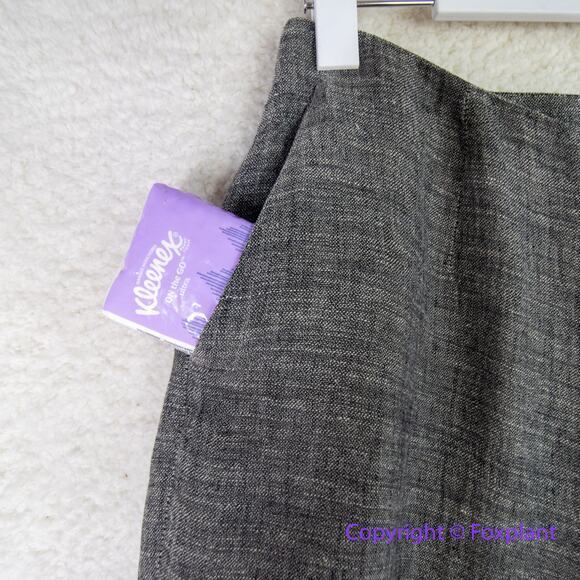 Sigrid Olsen suit 90% linen jacket with matching pants, women size Petite 10 - Picture 16 of 16